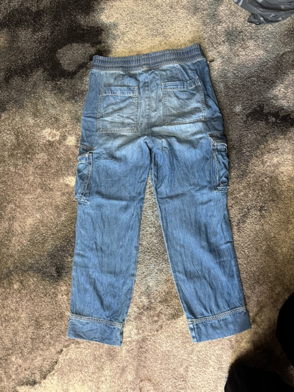 Articles Of Society Light Blue Denim Cargo Joggers - size 26 - Picture 2 of 6